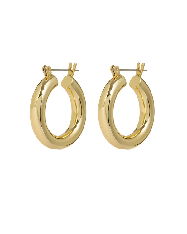 Baby Amalfi Tube Hoops Earrings GOLD Luv Aj-Luv Aj-Frolic Girls