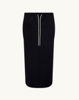 Bassike Stretch Twill Minimal Skirt in Black