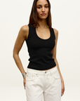 Bayse Devon Tank in BLACK