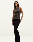 Bayse Lana Rouched Tank in SMOKE