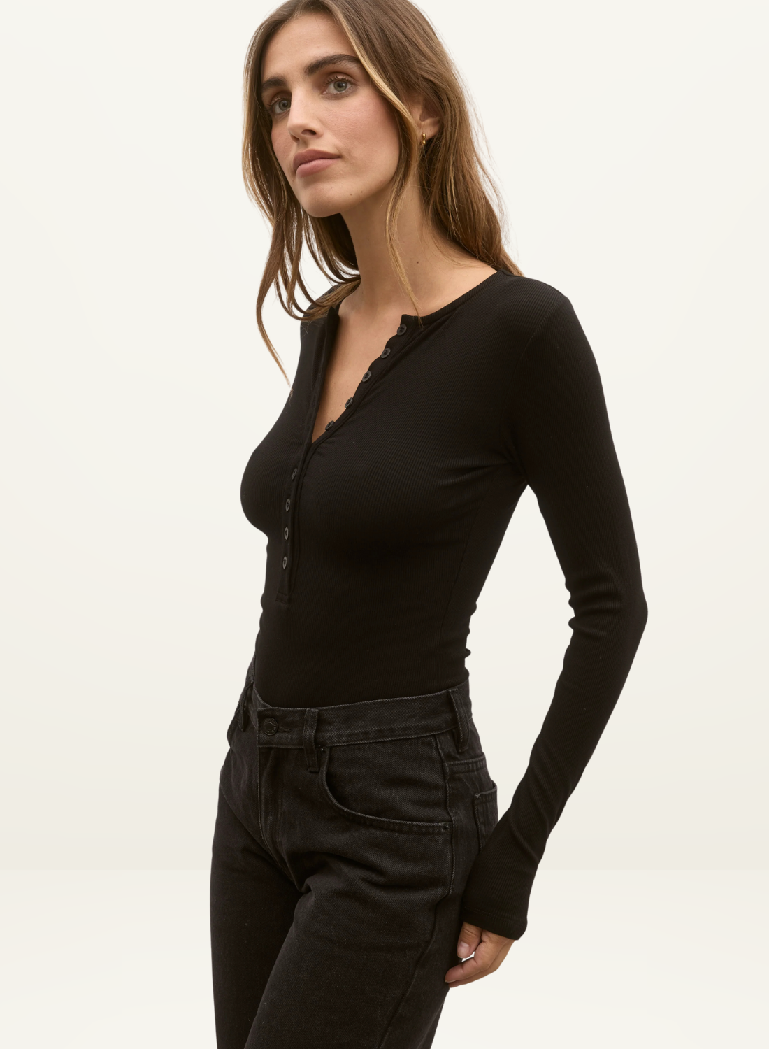 Bayse Lara Bodysuit in BLACK