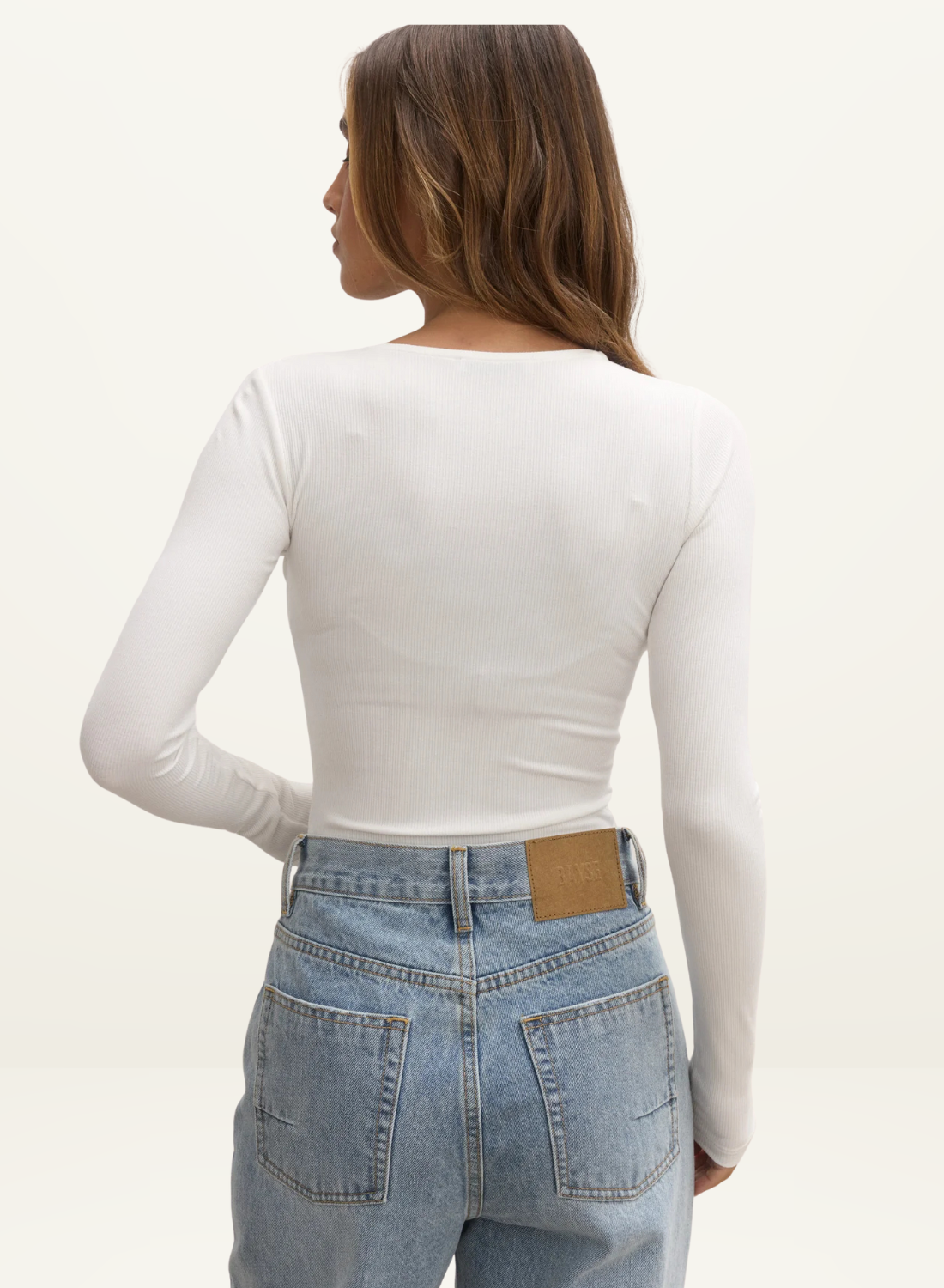 Bayse Lara Bodysuit in WHITE // LAST ONE - SIZE L
