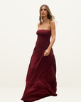 Bayse Leah Dress in WINE
