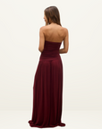 Bayse Leah Dress in WINE