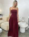Bayse Leah Dress in WINE