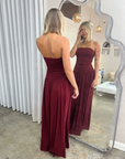 Bayse Leah Dress in WINE