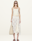 Bec + Bridge Amelie Midi Skirt in IVORY