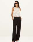 Bec + Bridge Amelie Shell Top in Ivory