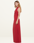Bec + Bridge Angelina Asym Maxi Dress in CHERRY RED