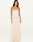 Bec + Bridge Camille Blouson Dress in Peach