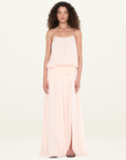 Bec + Bridge Camille Blouson Dress in Peach