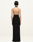 Bec + Bridge Cassis Drape Maxi Dress in Black