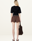 Bec + Bridge Cyprus Twist Tee in BLACK