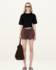 Bec + Bridge Cyprus Twist Tee in BLACK