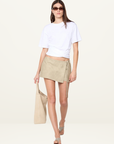 Bec + Bridge Cyprus Twist Tee in WHITE