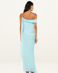 Bec + Bridge Danka Asym Maxi Dress in Turquoise