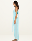 Bec + Bridge Danka Asym Maxi Dress in Turquoise