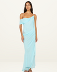 Bec + Bridge Danka Asym Maxi Dress in Turquoise