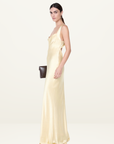 Bec + Bridge Gia Halter Dress in Wheat