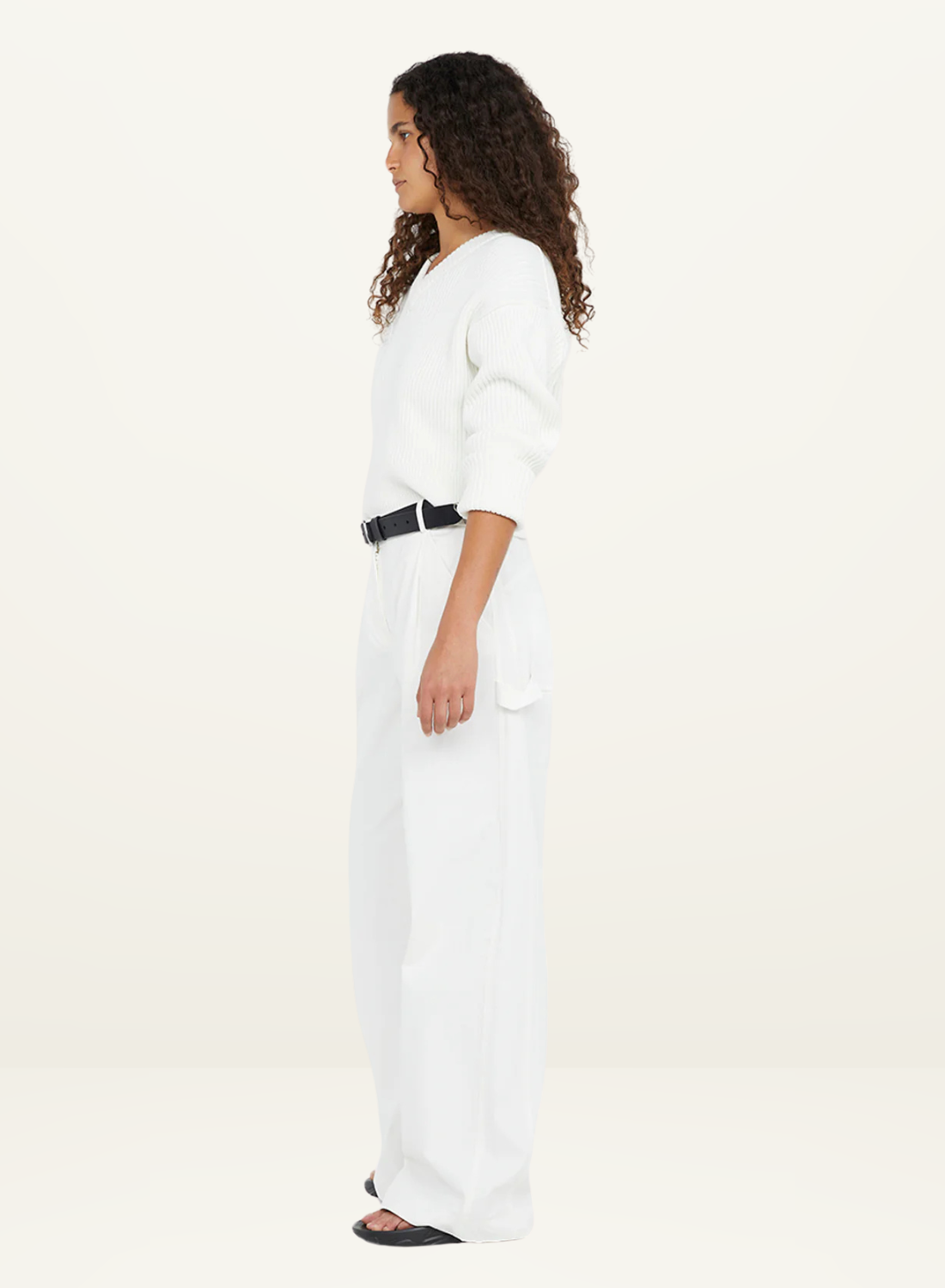 Bec + Bridge Hannah Jumper in WHITE
