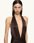 Bec + Bridge Irina Maxi Dress in Dark Chocolate