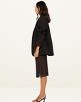 Bec + Bridge Karla Midi Skirt in BLACK & CHOC SPOT // LAST ONE - SIZE 6