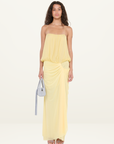 Bec + Bridge Kora Blouson Maxi Dress in Lemon
