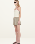 Bec + Bridge Lana Square Neck Tank in Chalk & Cherry