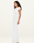 Bec + Bridge Martha Asym Maxi Dress in WHITE