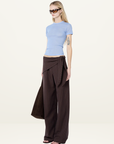 Bec + Bridge Melrose Baby Tee in Chambray Blue