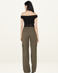 Bec + Bridge Pia Off Shoulder Top in BLACK-Bec & Bridge-Frolic Girls