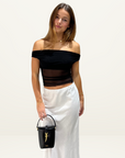 Bec + Bridge Pia Off Shoulder Top in BLACK