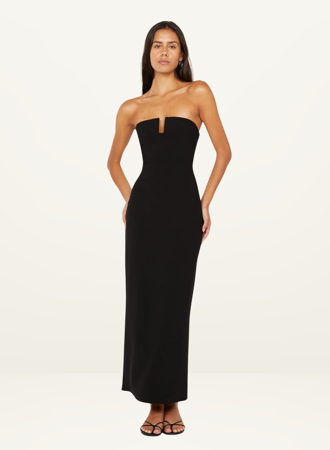 Bec + Bridge Rafi Strapless Dress in BLACK