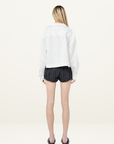 Bec + Bridge Romi Shirt in IVORY/ BLACK STRIPE // LAST ONE SIZE 12