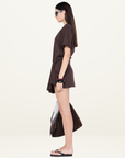 Bec + Bridge Simi Mini Dress in Dark Chocolate