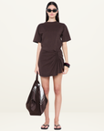 Bec + Bridge Simi Mini Dress in Dark Chocolate