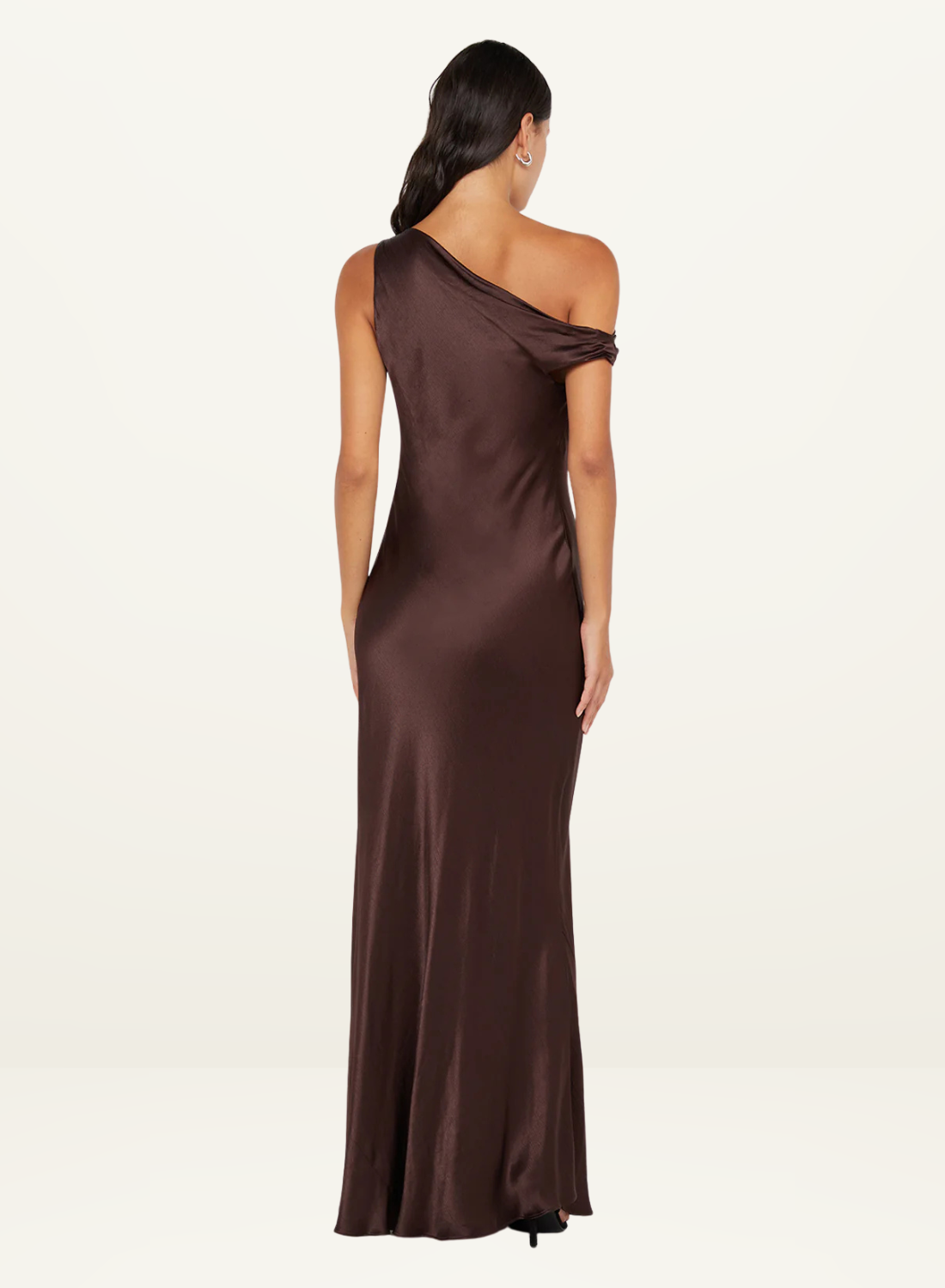 Bec + Bridge Sol Asym Dress in Chocolate
