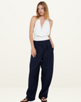 Bec + Bridge Sonnie Halter Top in WHITE