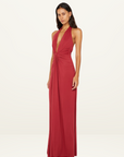 Bec + Bridge Susie Plunge Maxi Dress in Cherry