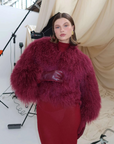 Bubish Georgina Jacket in Cherry Red