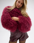 Bubish Georgina Jacket in Cherry Red