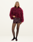 Bubish Georgina Jacket in Cherry Red
