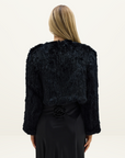 Bubish Lola Crop Jacket in BLACK