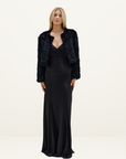 Bubish Lola Crop Jacket in BLACK