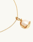 By Charlotte A Place To Dream Pearl Necklace in GOLD