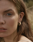 By Charlotte Bloom Within Lotus Stud Earrings in GOLD