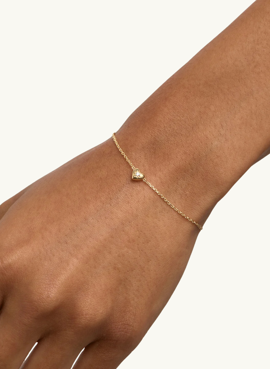 By Charlotte Blooming Hearts Bracelet in GOLD