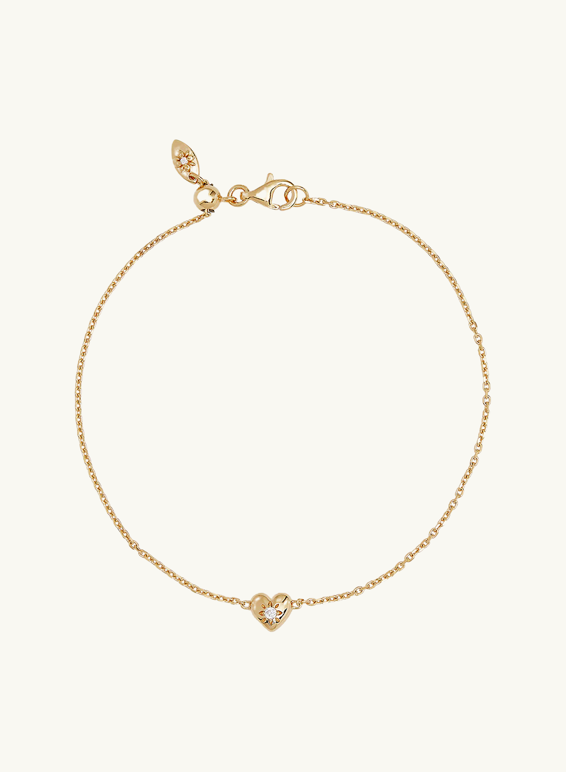 By Charlotte Blooming Hearts Bracelet in GOLD