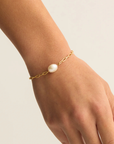 By Charlotte Breath Pearl Bracelet in GOLD