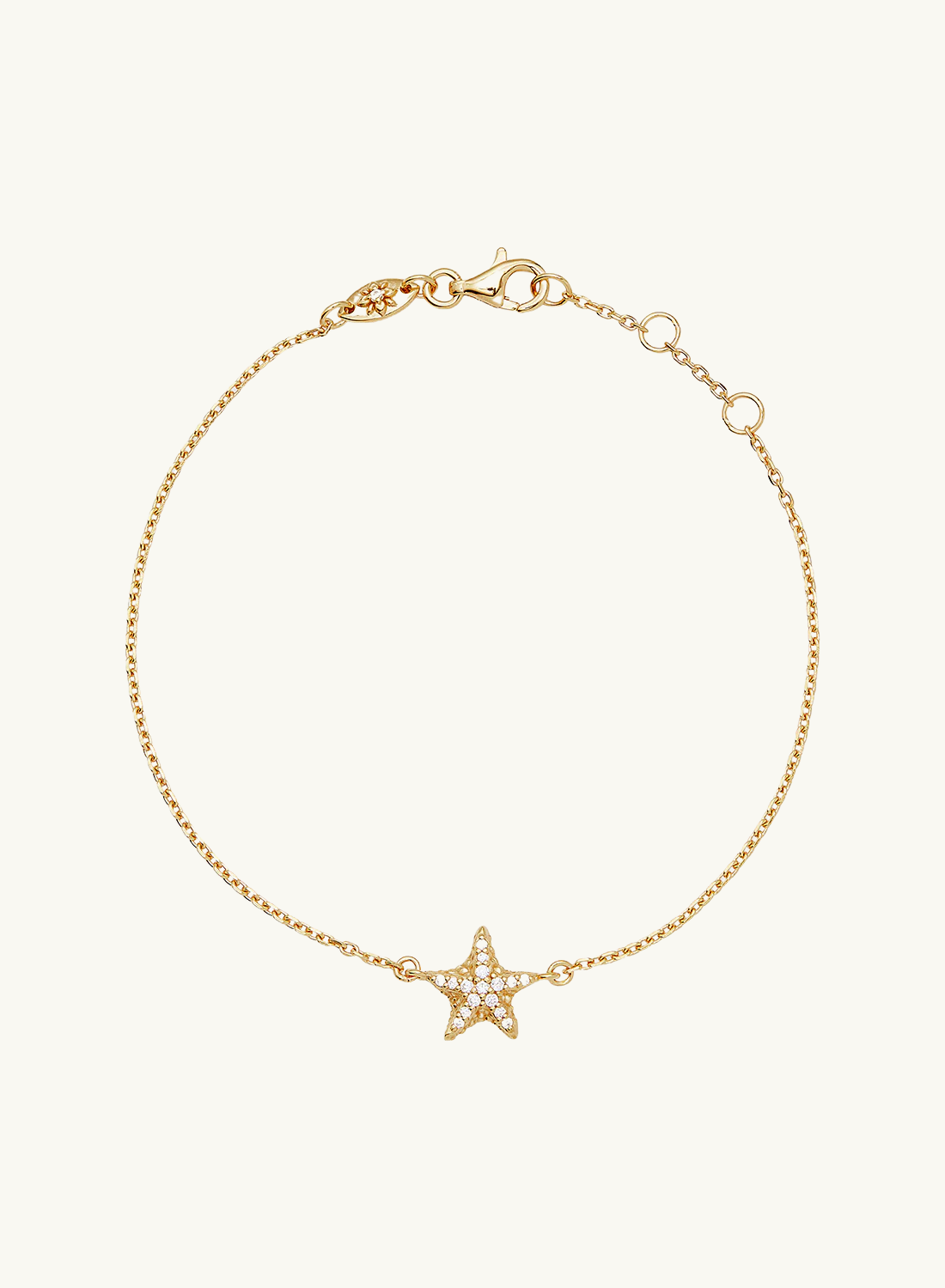 By Charlotte By The Sea Starfish Bracelet in GOLD